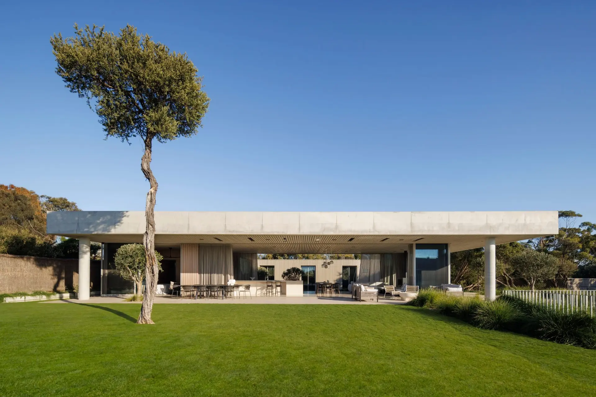Modern home with windows and doors