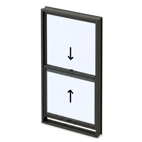 Double-hung windows